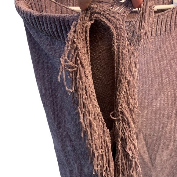 LLove Pullover Purple Sweater Poncho. Size Small Medium. - Picture 5 of 10